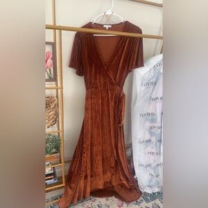 Baltic Born Velvet Wrap Dress